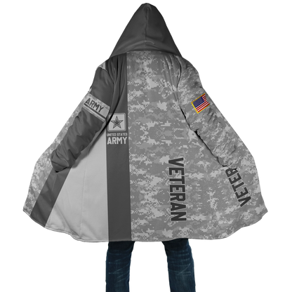Premium Unique US Army Veteran Polo All Over Printed