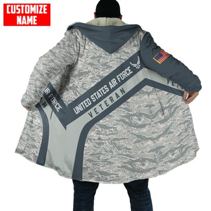 Premium Unique U.S Air Force Veteran Polo All Over Printed Personalized Shirt