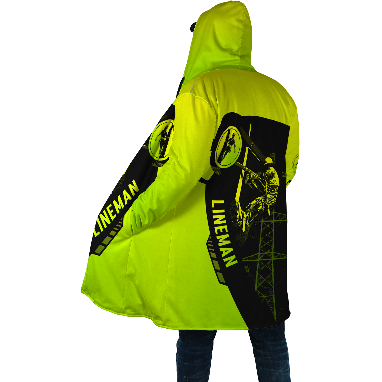 Electrician And Lineman Safety 3D All Over Printed Premium Unisex Hoodie ML