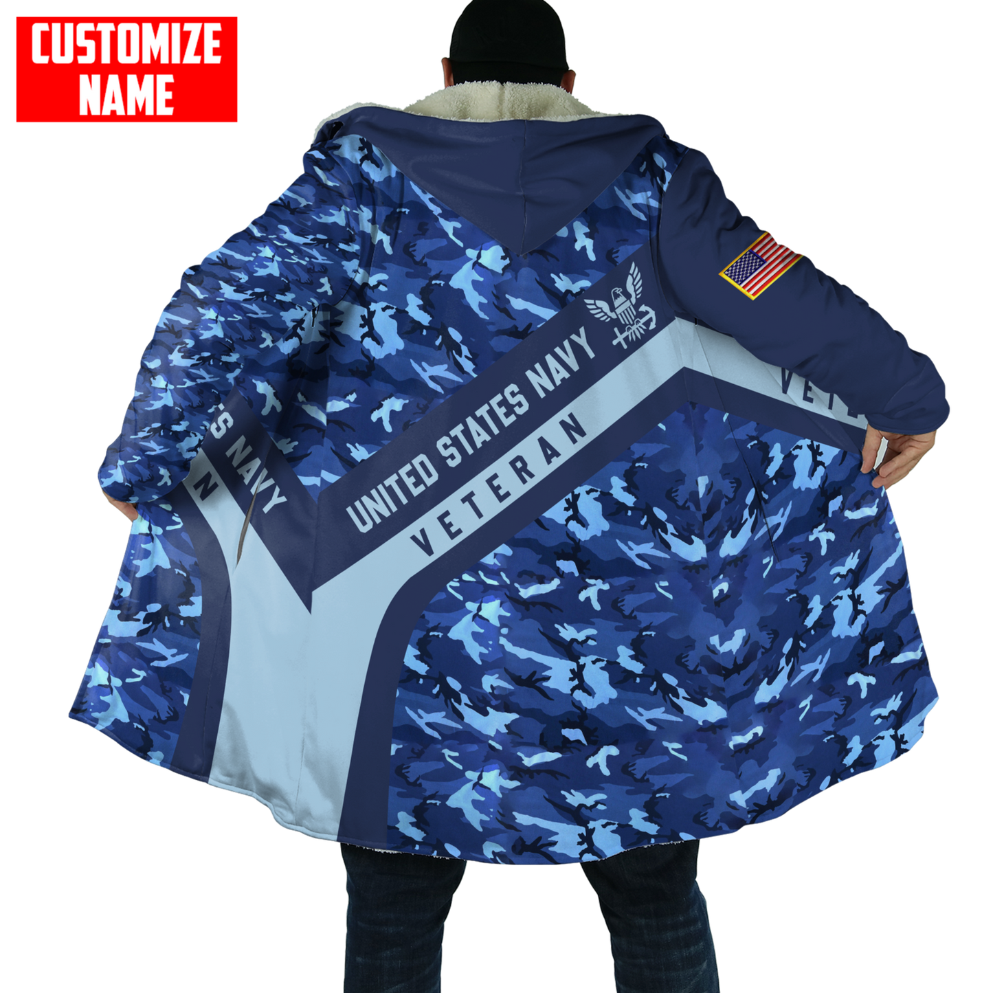 Premium Unique U.S Air Force Veteran Polo All Over Printed Personalized Shirt