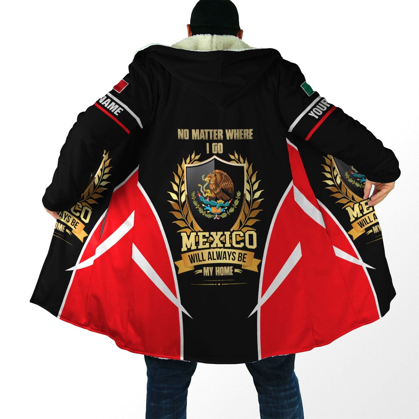 Mexico Will Always Be My Home Personalized Name Hoodie