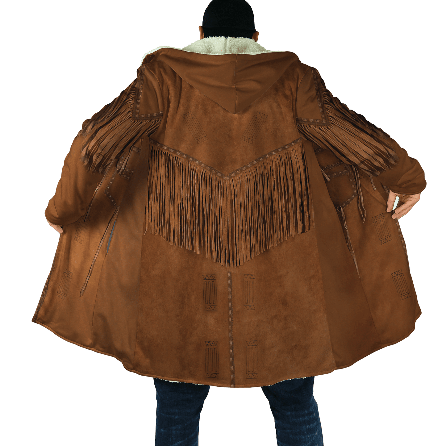 Cowboy Jacket No26 Cosplay 3D Over Printed Unisex Deluxe Hoodie ML