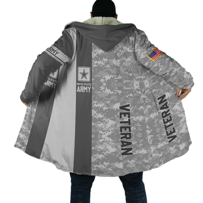 Premium Unique US Army Veteran Polo All Over Printed