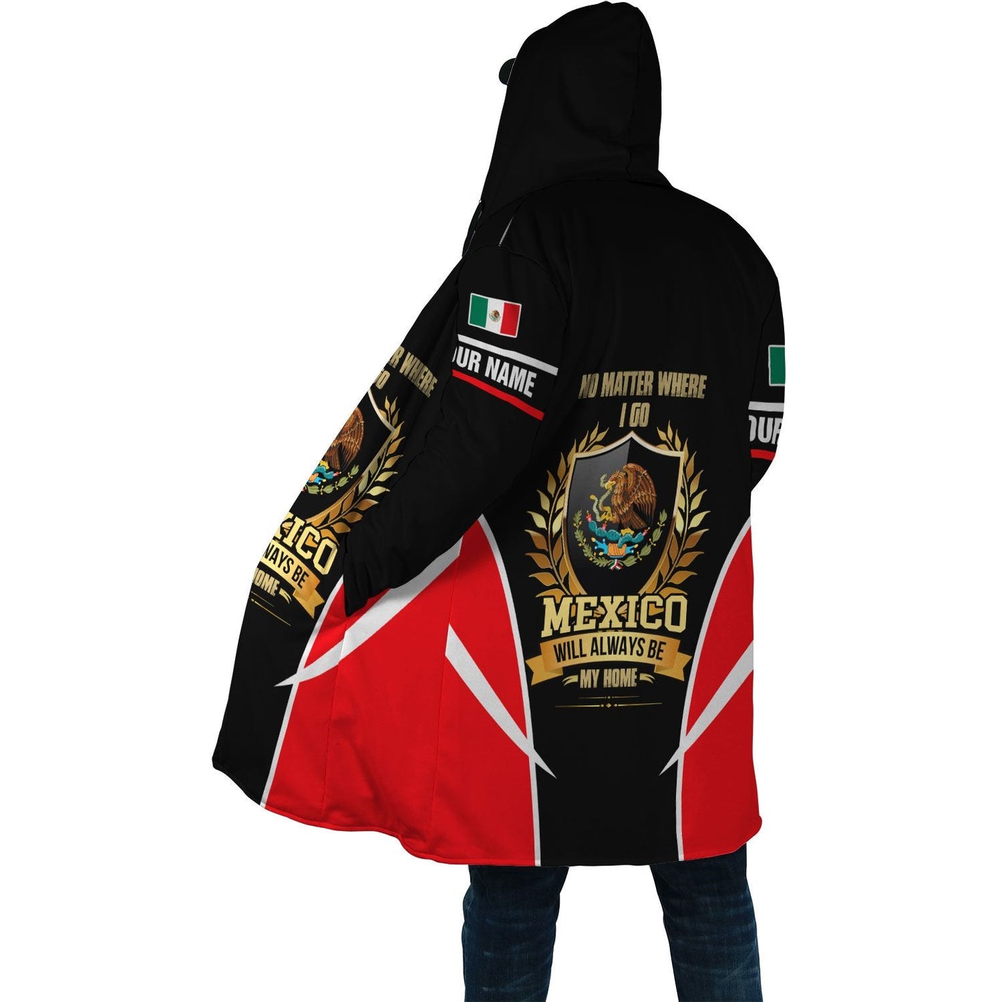 Mexico Will Always Be My Home Personalized Name Hoodie