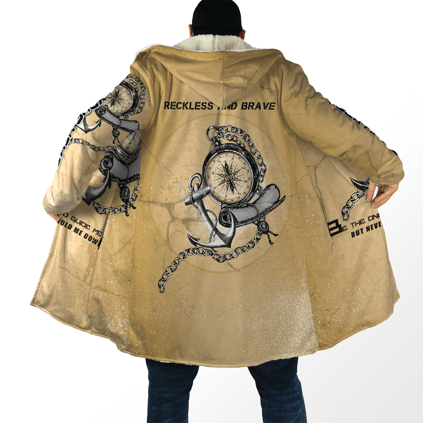 Custom name Proud Seaman Meaningful Tattoo unique 3d design Cloak