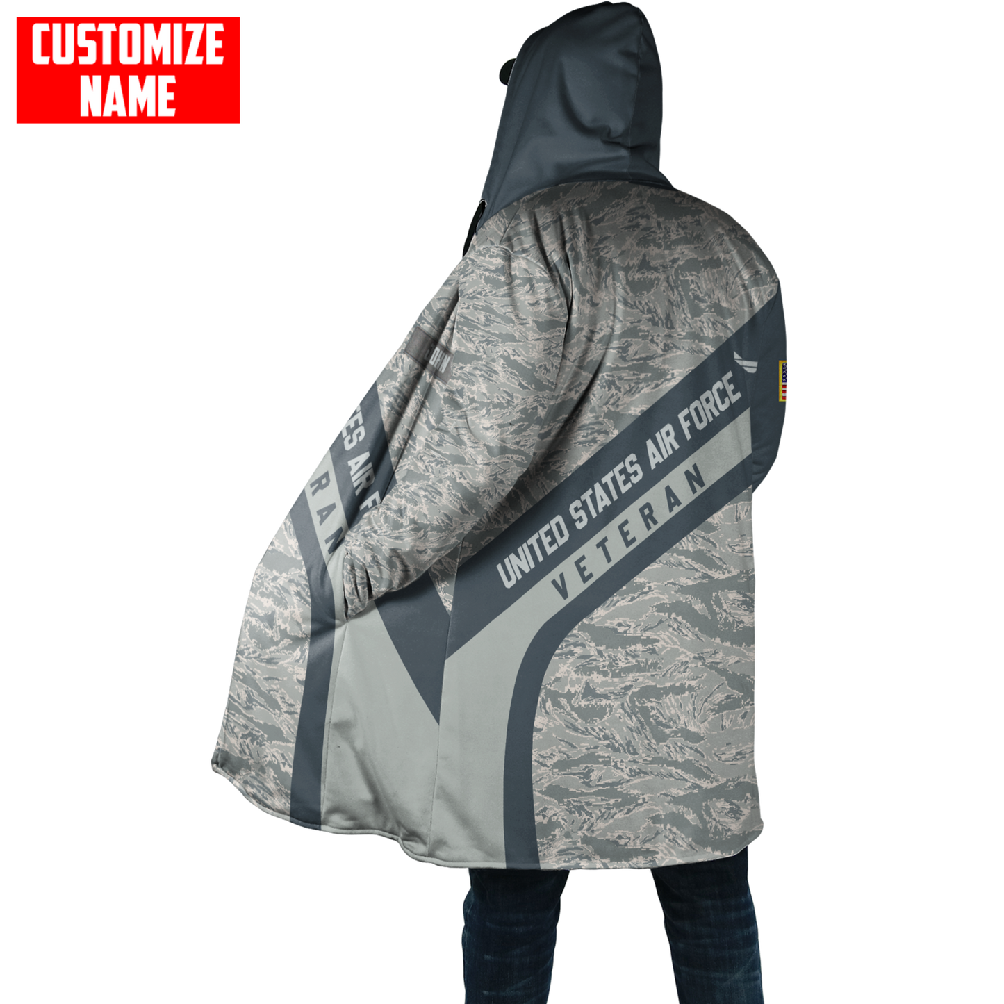 Premium Unique U.S Air Force Veteran Polo All Over Printed Personalized Shirt