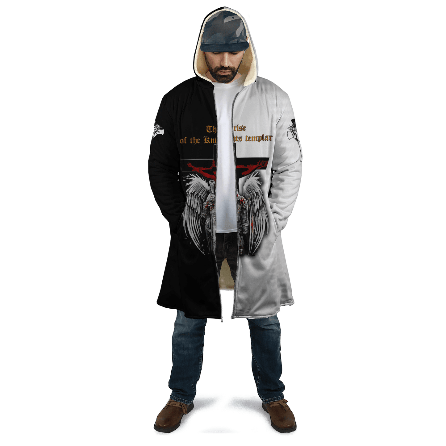 Jesus Christ Rise of Knight Templar 3D Printed Hoodie, T-Shirt for Men and Women