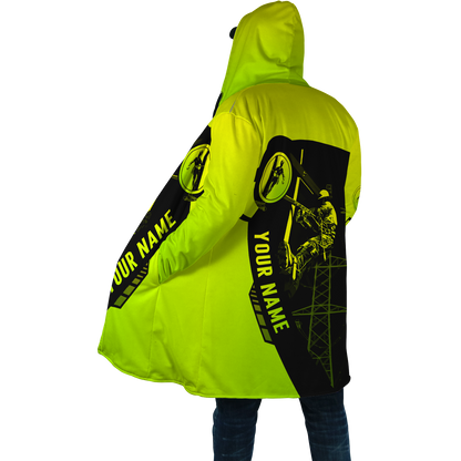 Electrician And Lineman Personalized Safety 3D All Over Printed Premium Unisex Hoodie ML