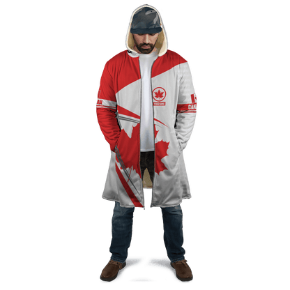 Canada Day No19 Personalized Name Pullover Premium Unisex Hoodie Maple Leaf