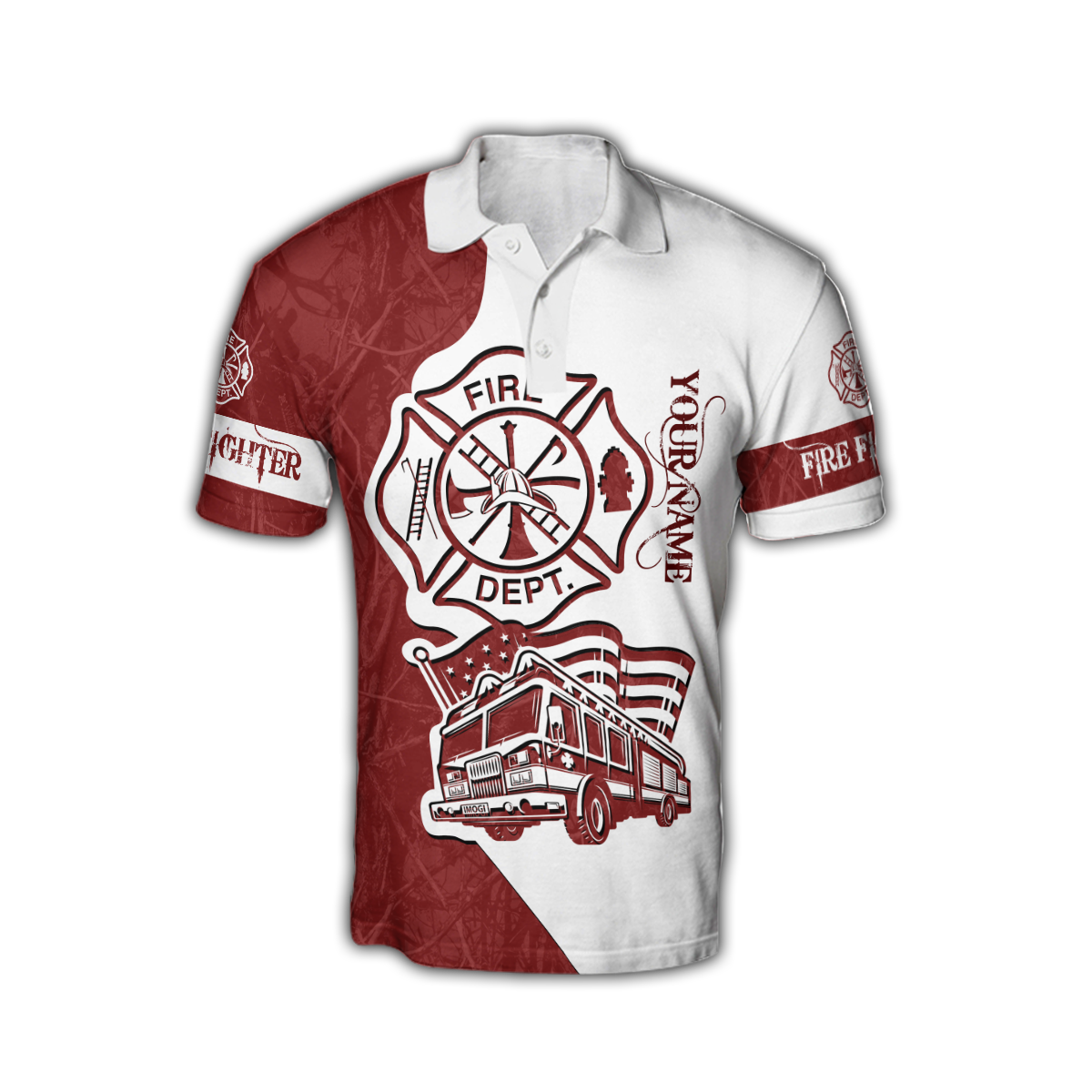 Customize Name Firefighter Hoodie For Men And Women