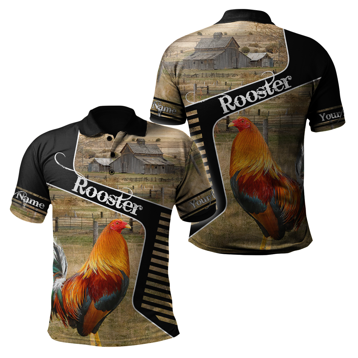 Personalized Rooster 3D Printed Unisex Shirts SN04062102
