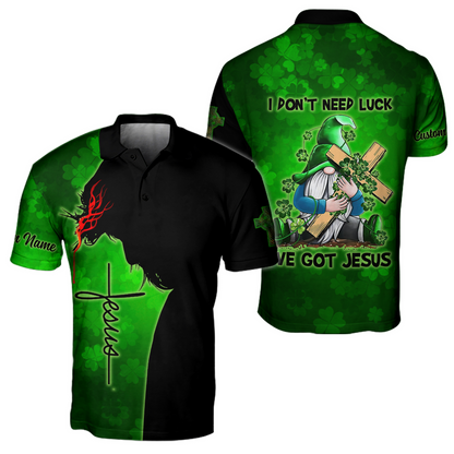 Irish Jesus 3D All Over Printed Unisex Shirts For Men And Women