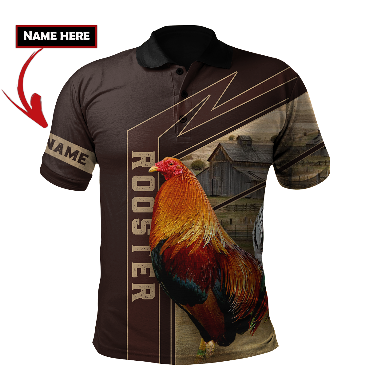 Personalized Rooster 3D Printed Unisex Shirts TNA04062104