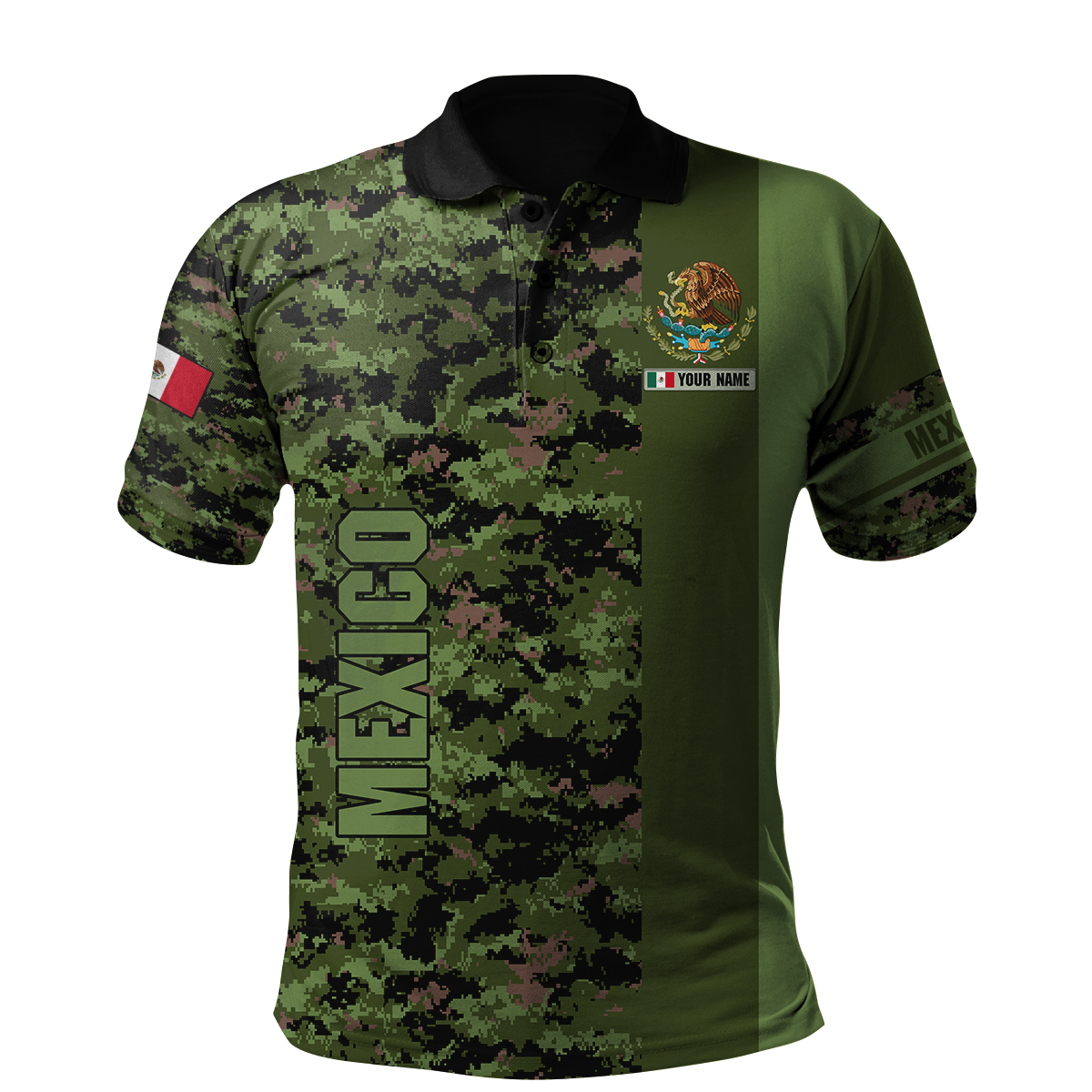 Personalized Mexico 3D All Over Printed Unisex Shirts