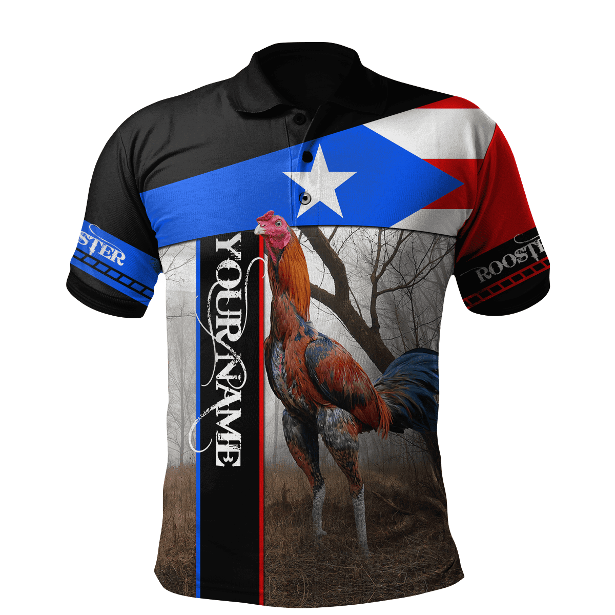 Personalized Mexican Rooster 3D Printed Unisex Shirt