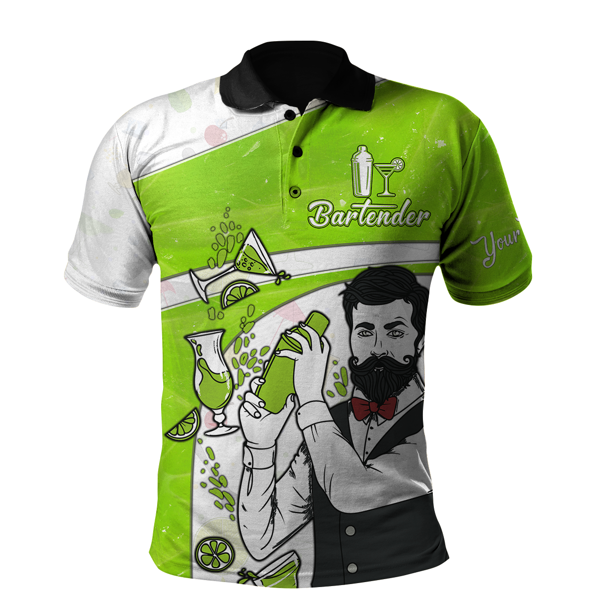 Customize 3D All Over Printed Bartender for men DA19052105
