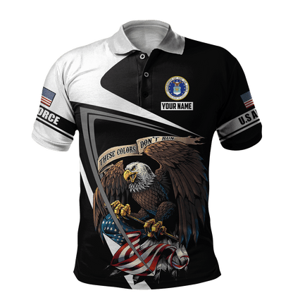 Custom name US Air Force Veteran 3D printed shirts Proud Military