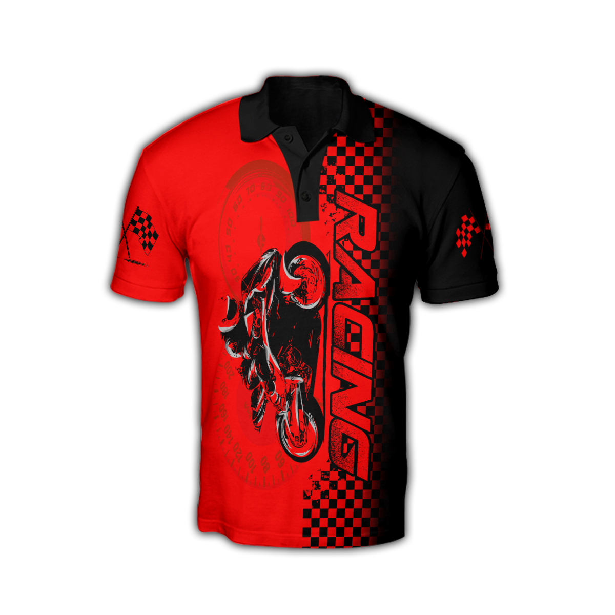 Motorcycle Racing 3D All Over Printed Unisex Shirts Let's Go Racing