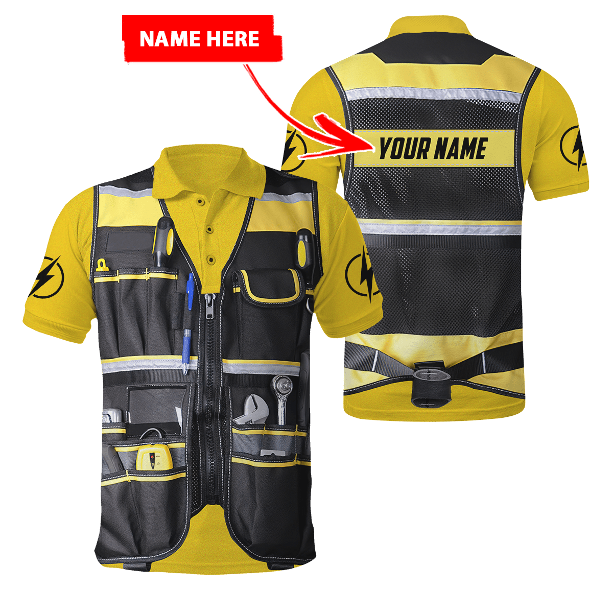 Customize Name Electrician 3D All Over Printed Unisex Shirts DD22052103
