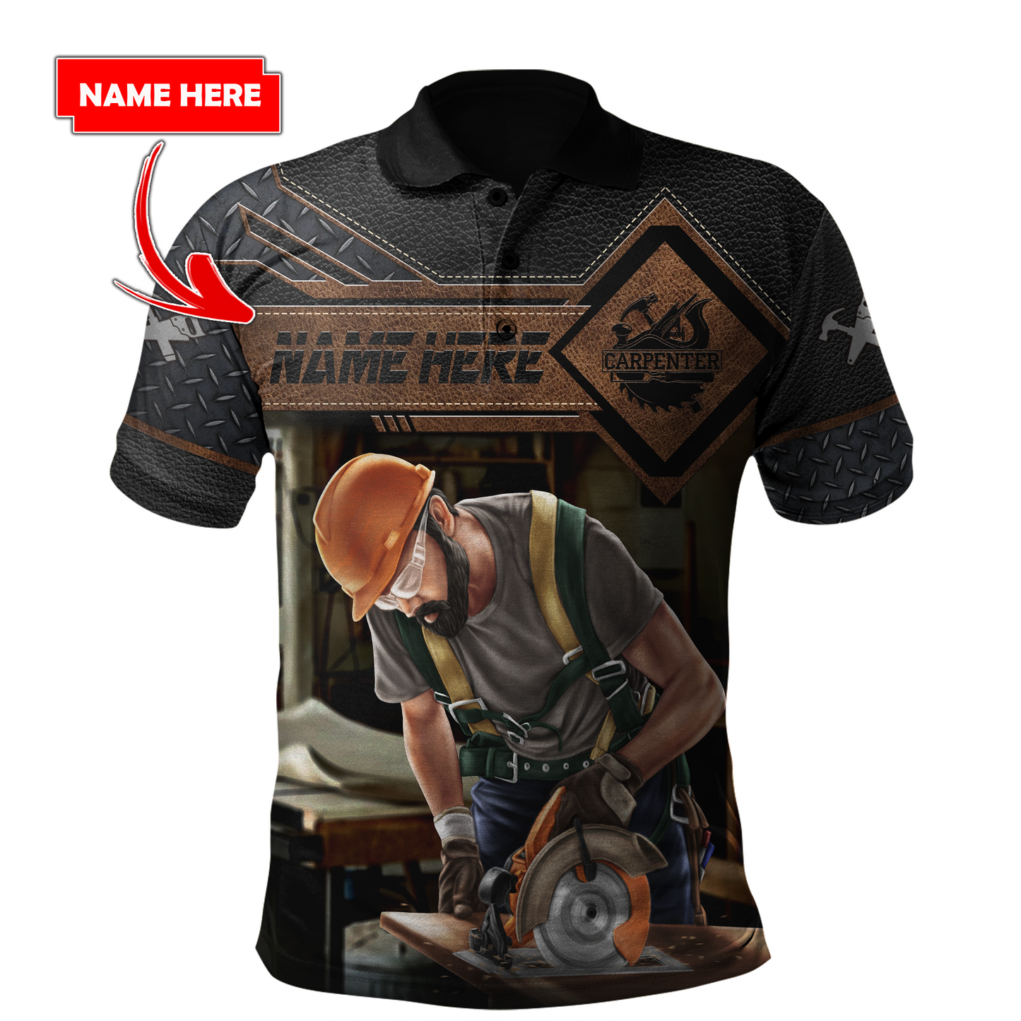 Personalized Name Carpenter 3D All Over Printed Unisex Shirts Ver 3