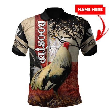 Personalized Polska Rooster 3D All Over Printed Unisex Hoodie