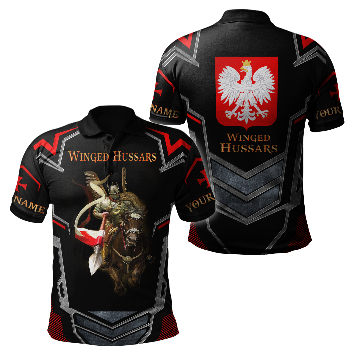 Premium Polish Winged Hussars 3D All Over Printed Shirts