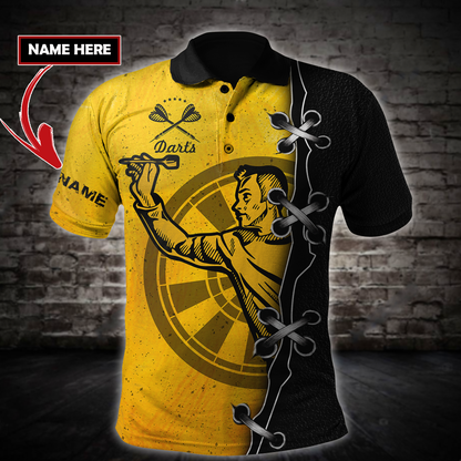 Darts Player No 7 Personalized Name 3D All Over Printed Unisex Hoodie
