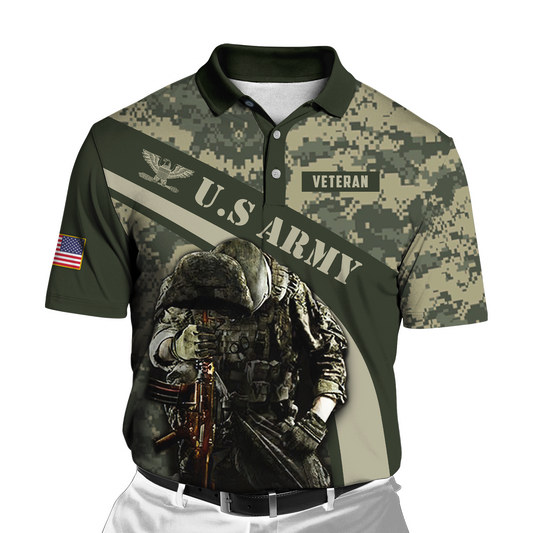 US Army Veteran 3D All Over Printed Shirts