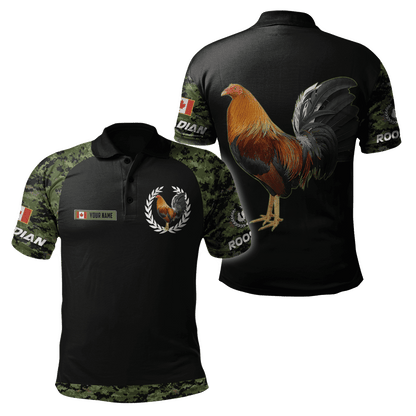Personalized Canadian Rooster 3D Printed Unisex Shirt