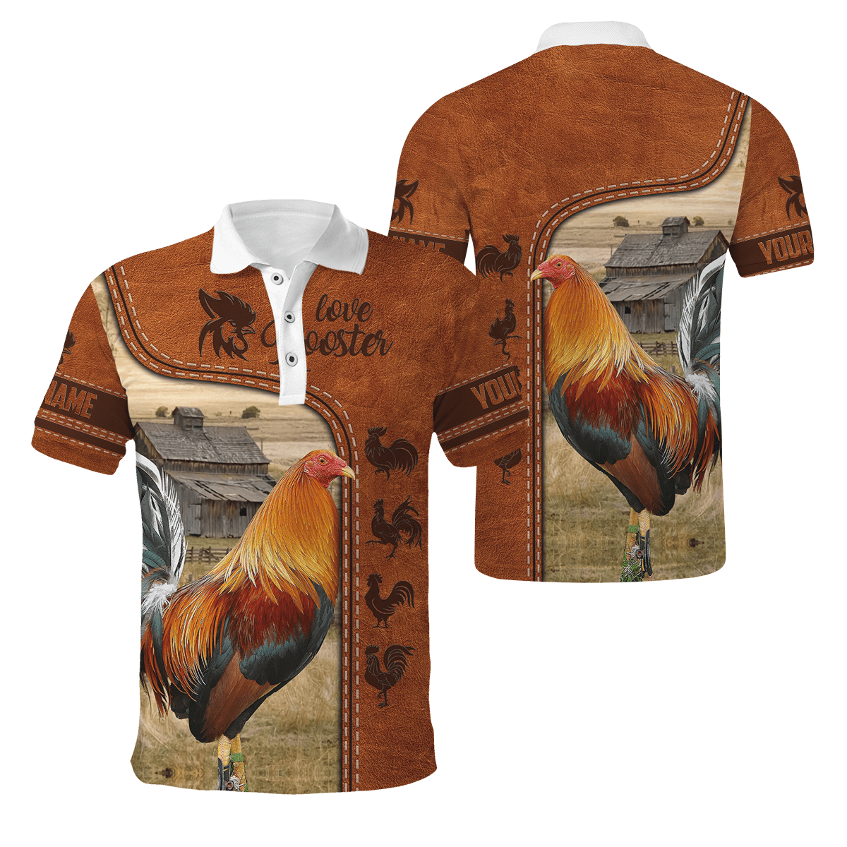 Personalized Rooster 3D Printed Unisex Shirts DA24042102