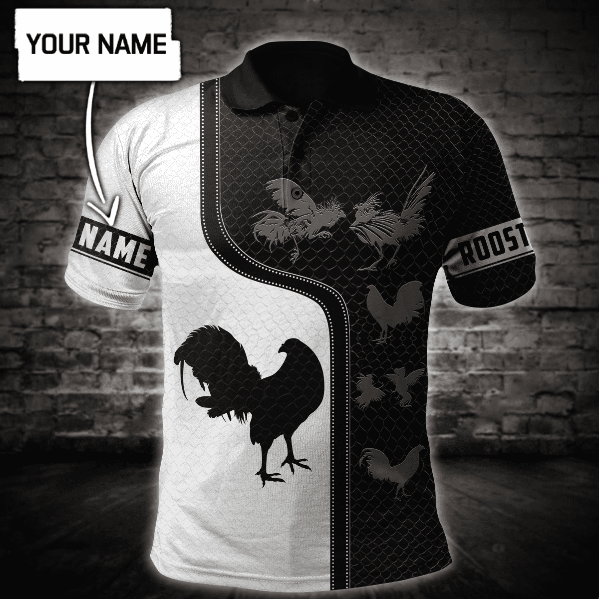 Personalized Rooster 3D Printed Unisex Shirts DD24042104