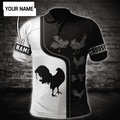 Personalized Rooster 3D Printed Unisex Shirts DD24042104