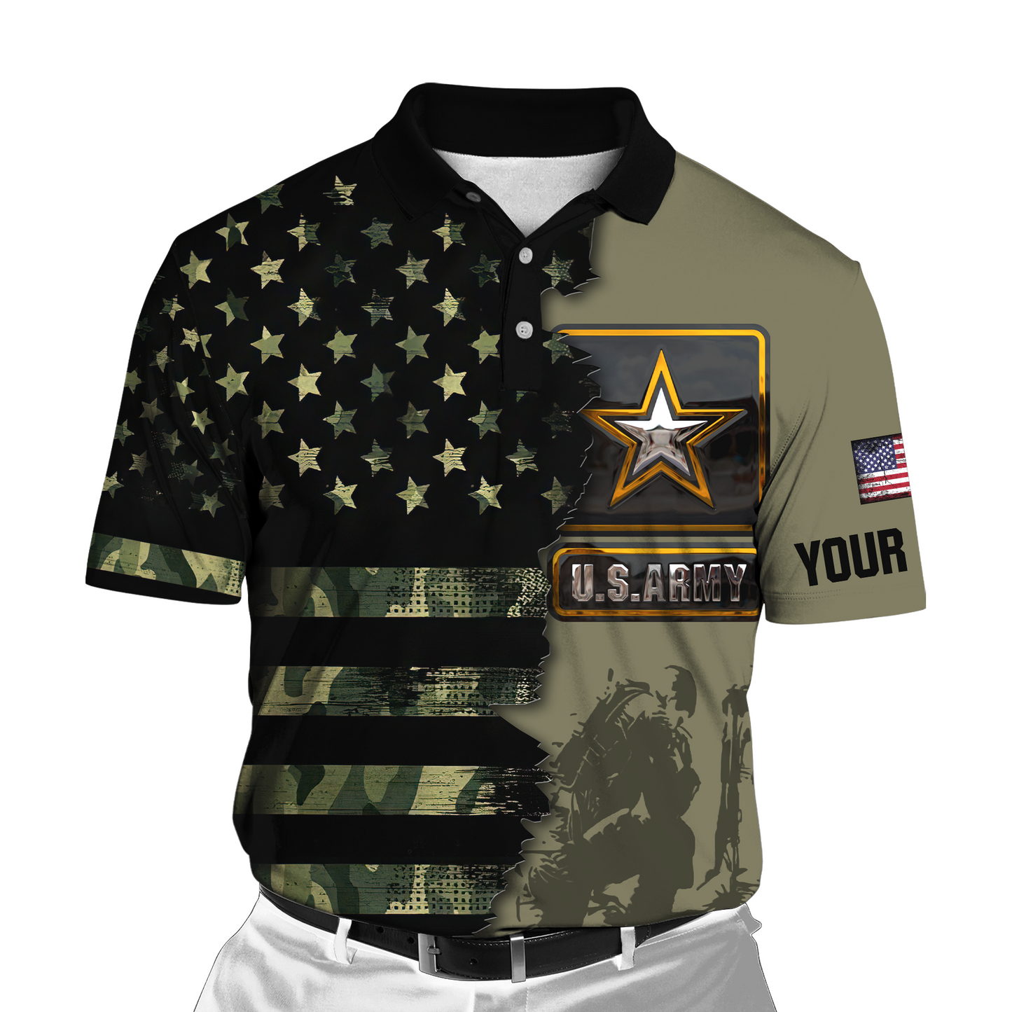 Personalized Name US Army Veteran 3D All Over Printed Shirts