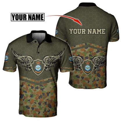 Premium Personalized Australian Air Force Camo Anzac Day 3D Printed Hoodie
