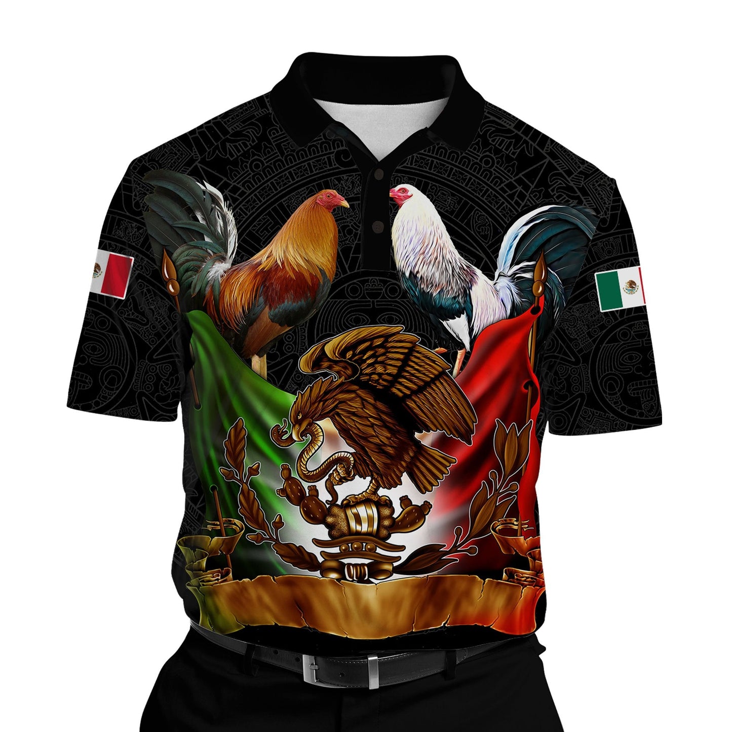 Mexico Rooster 3D All Over Printed Unisex Shirts