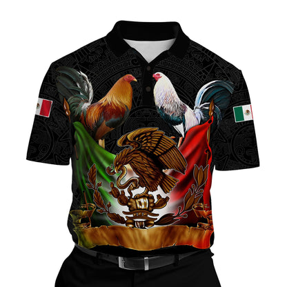 Mexico Rooster 3D All Over Printed Unisex Shirts