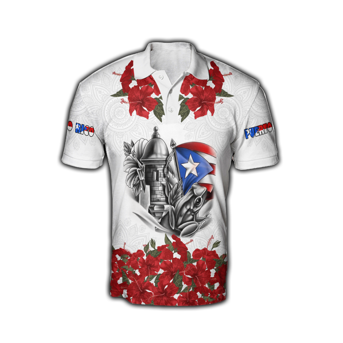 Manga Flower Puerto Rico Hoodie For Men And Women