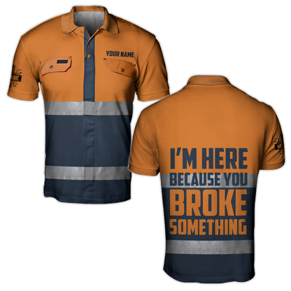 Personalized Mechanic Safety 3D All Over Printed Hoodie For Men and Women TN