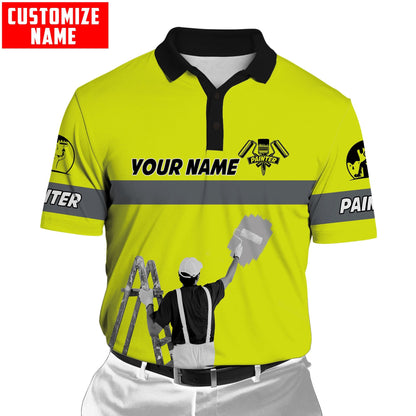 Tmarc Tee Personalized Name Painter 3D All Over Printed Unisex Shirts