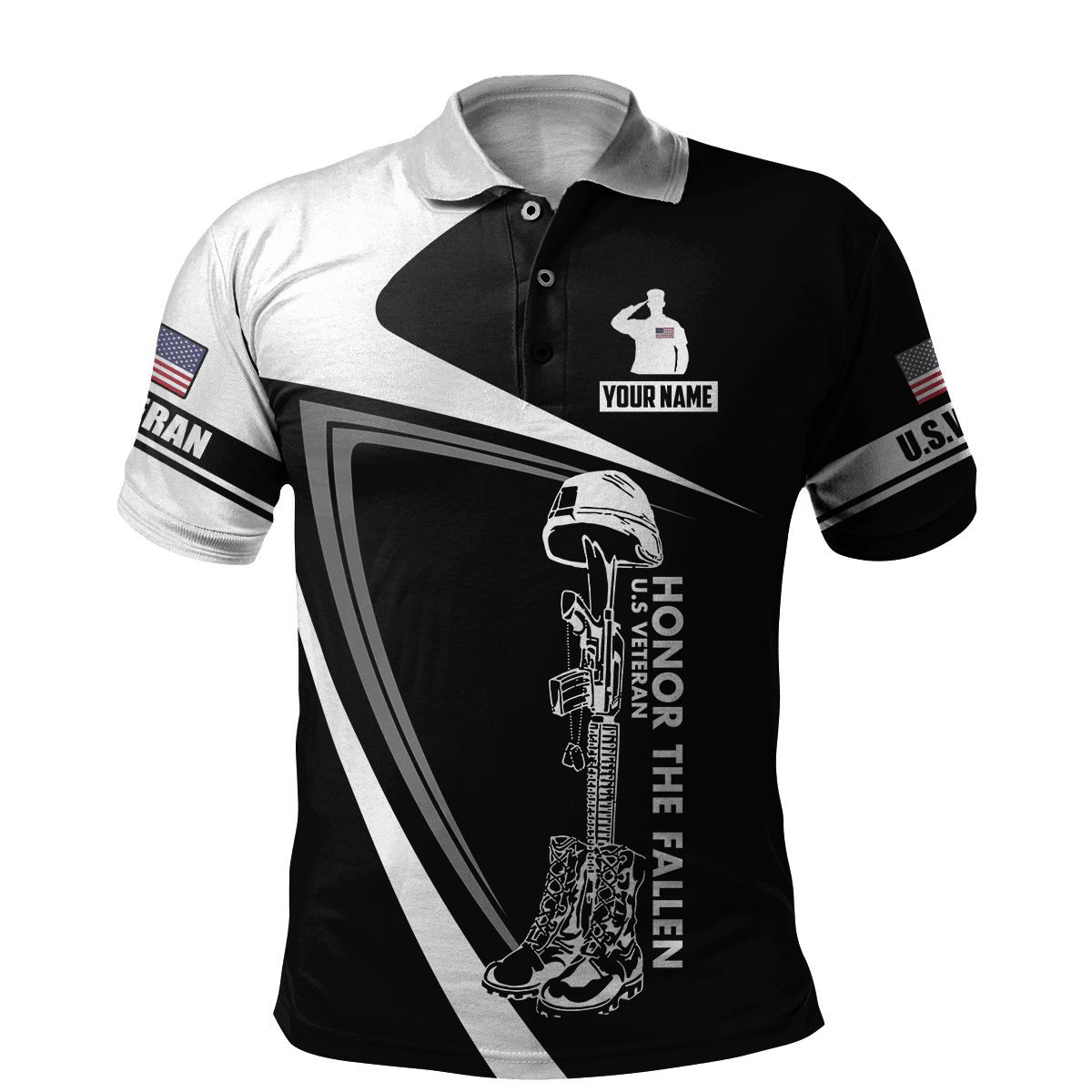Custom name US Veteran 3D printed shirts Proud Military