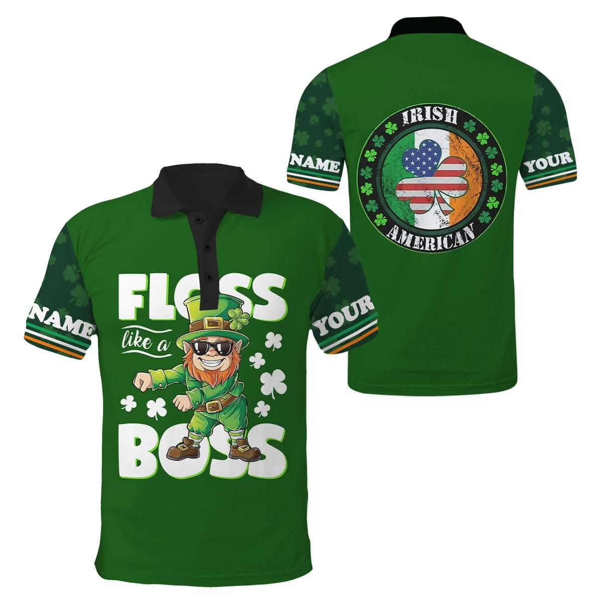 Premium Customize Name Irish Saint Patrick's Day 3D All Over Printed Unisex Shirts