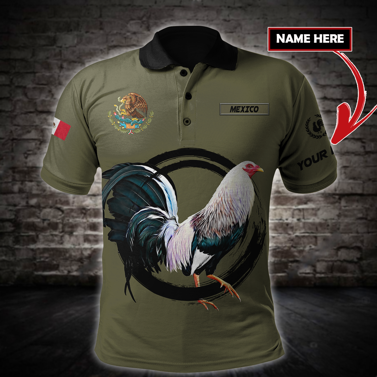 Personalized Mexican Rooster 3D Printed Unisex Shirts TNA07052104VH