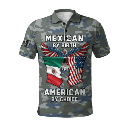 Mexican By Birth American By Choice 3D All Over Printed Hoodie