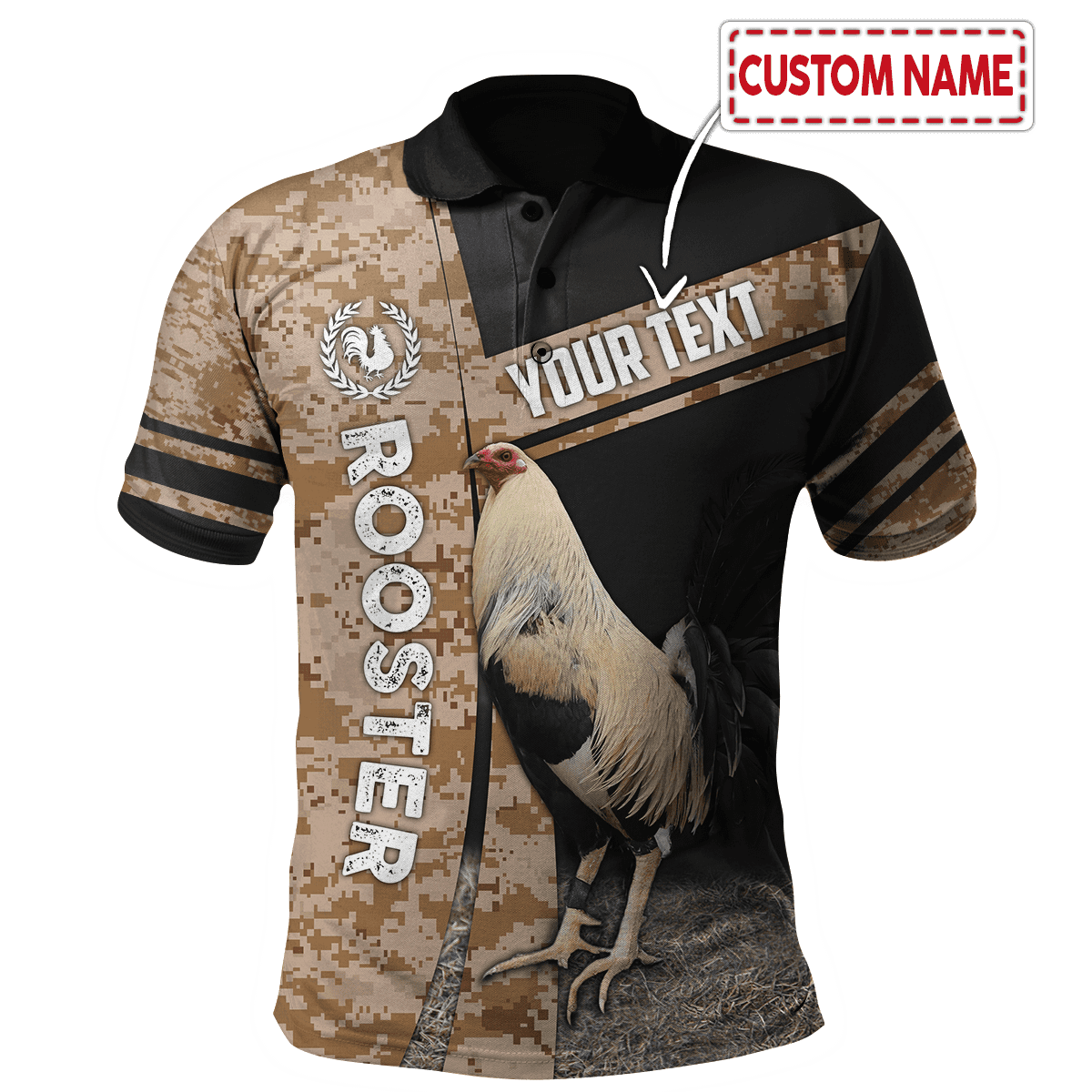 Personalized Rooster 3D Printed Unisex Shirts HHT03062102