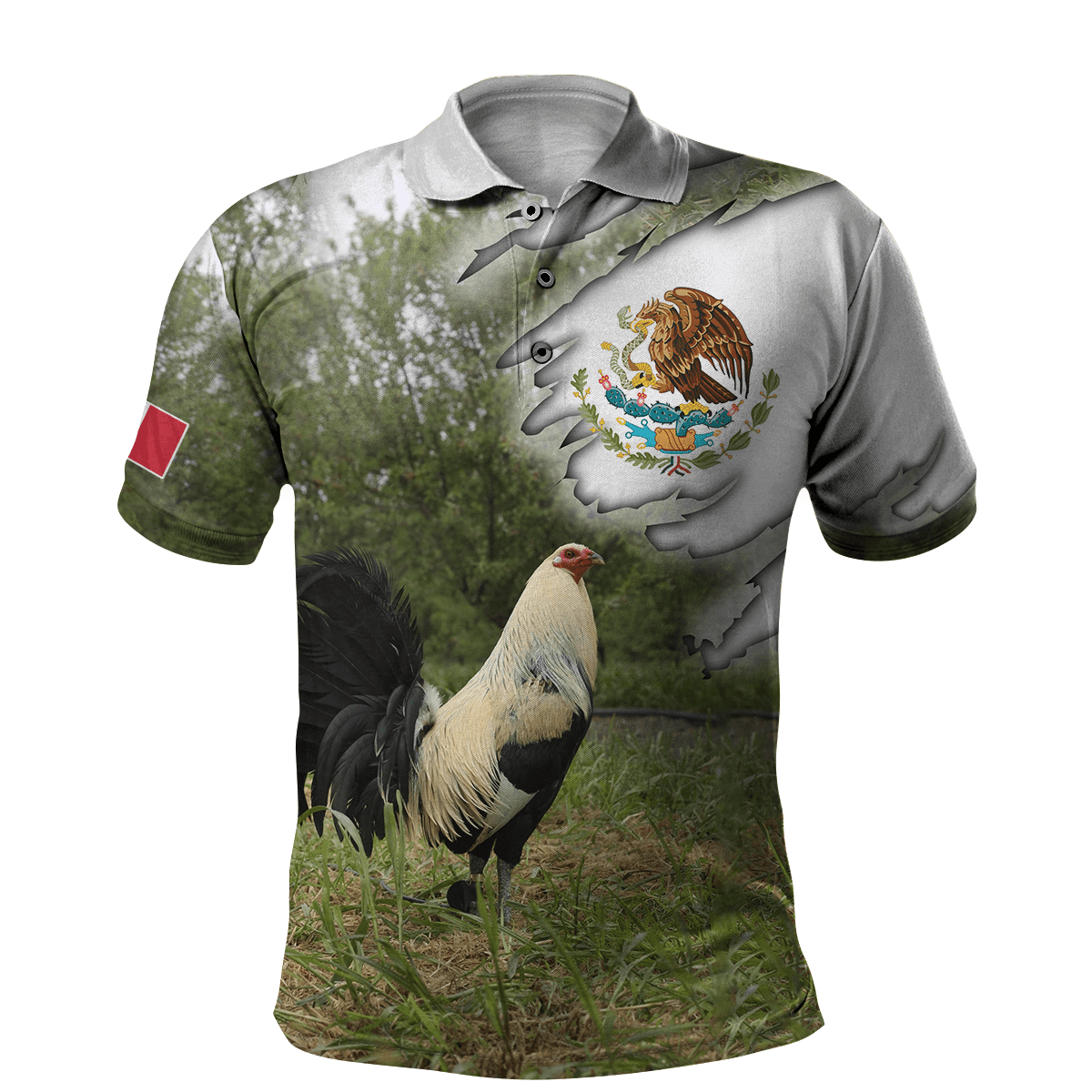 Mexican Rooster 3D Printed Unisex Shirts HHT13052107
