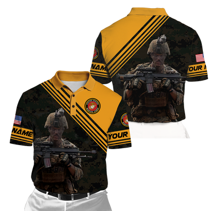 American US Marine Over Printed Unisex Deluxe Hoodie ML