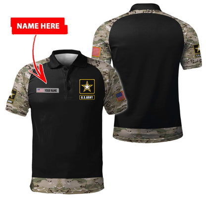 Personalized Name - The United States Army 3D All Over Printed Shirts