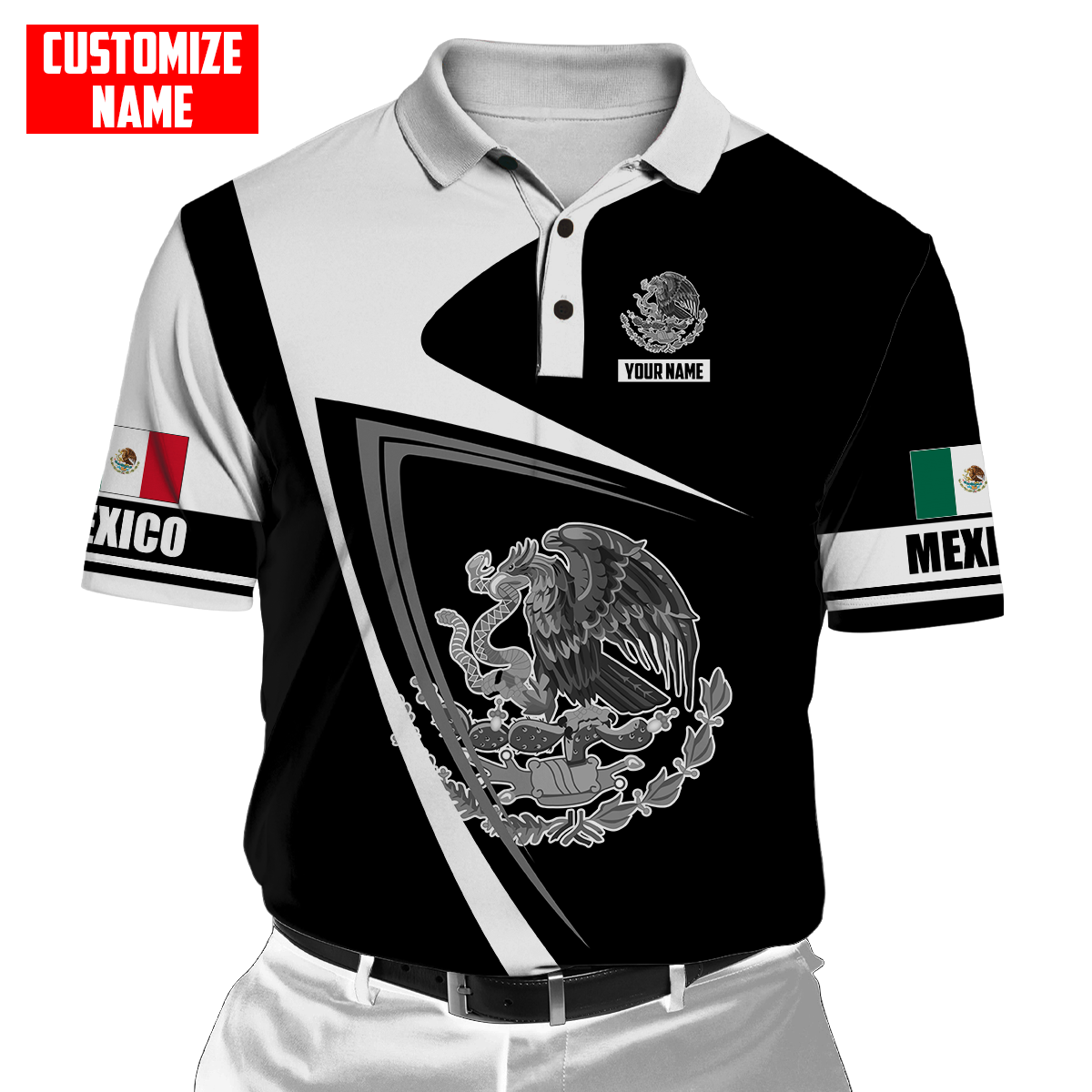 Persionalized Mexico 3D All Over Printed Unisex Shirts DQB23062102