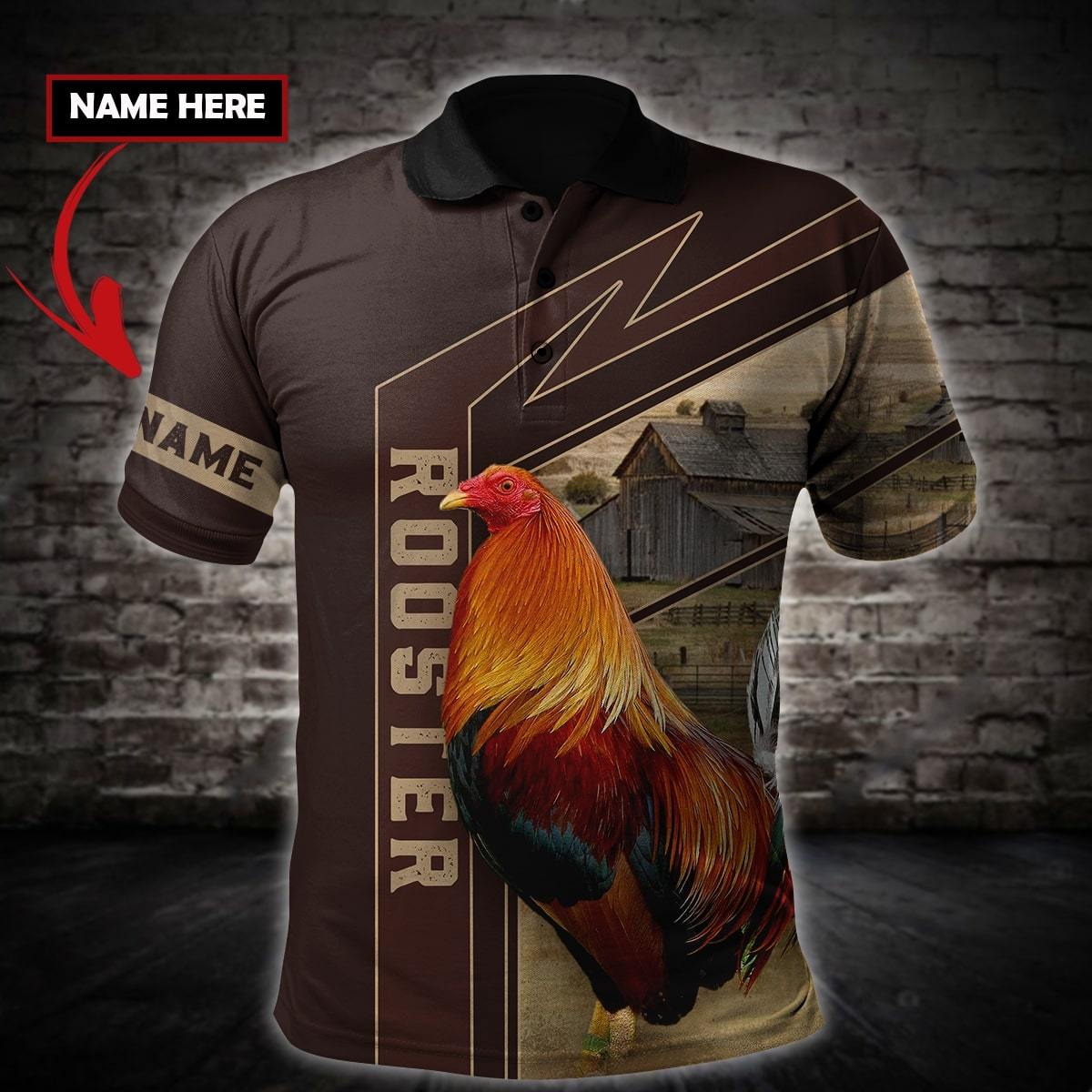 Personalized Rooster 3D Printed Unisex Shirts TNA04062104
