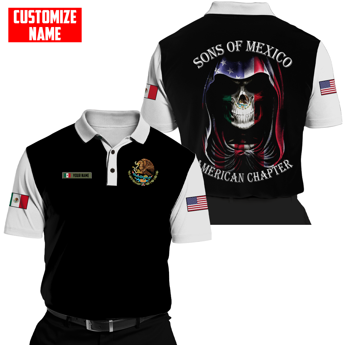 Persionalized Mexico 3D All Over Printed Unisex Shirts DQB26062101